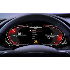 Электронная панель приборов для BMW X4 F26 2014-2018 (без проекции на лобовое) - Carmedia NH-LCD-B01-F26 с ЖК 12.3" экраном QLED