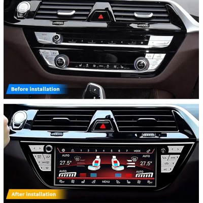 Сенсорная панель климата BMW 5-серия G30 2017-2023 - Carmedia ZF-2025-G30 c 8.8" LCD (ЖК) экраном