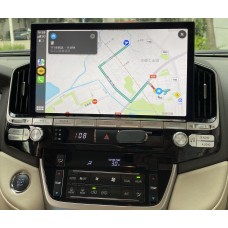 Магнитола для Toyota Land Cruiser 200 2007-2015 (отдельный экран климата) - Carmedia KP-T1301 монитор 13.3", Android 10, 6Гб+128Гб, CarPlay, SIM-слот (только с установкой в Москве)