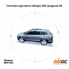 Система кругового обзора (4-камеры) для установки на любой автомобиль. С функцией записи видео с 4х камер в формате 1080p - Roximo RBV-004