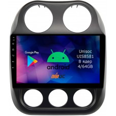 Магнитола для Jeep Compass 2011-2015 - Roximo RM-2203 Android 12, 8-ядер, 4/64Гб, SIM-слот