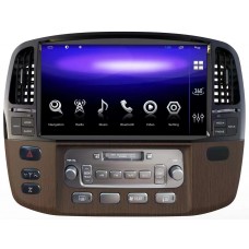 Магнитола для Lexus LX470 2002-2007 и Toyota Land Cruiser 100 (со штатным экраном) - Carmedia KP-T1305, монитор 13.3" на Android 10, 6ГБ+128ГБ, CarPlay, 4G SIM-слот