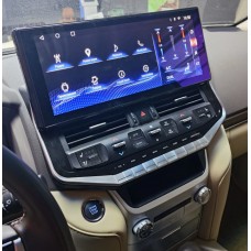 Магнитола Toyota Land Cruiser 200 2016-2021 (отдельный экран климата) - Carmedia KP-T1603 монитор 16.3"! на Android 10, 6ГБ+128ГБ, 4G SIM-слот, беспроводная зарядка