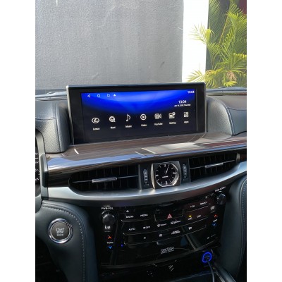 Мультимедиа блок для Lexus LX570 2016+ и LX450d - Carmedia BNR-16LXQI Android 10, 8Гб-128Гб, 4G SIM-слот, CarPlay, сенсорная панель в комплекте
