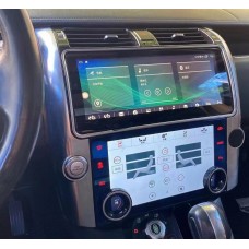 Маганитола + сенсорная LCD-панель климата для Land Rover Discovery 4 2010-2016 - Carmedia NH-R1210 монитор 12.3" на Android 10, 4ГБ+64ГБ, SIM-слот