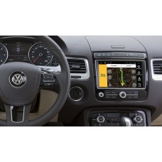 Навигационный блок для Volkswagen Touareg II 2010-2018 (RNS850, все штатные функции и обогревы сохраняются) - Carmedia LT-W-135 на Android 9, 6-ядер и 3ГБ-32ГБ